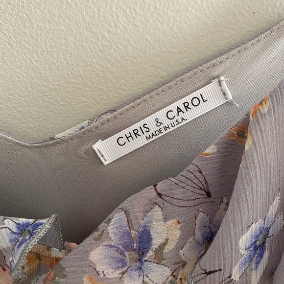 Floral Slip Ruffle Dress Maxi - Picture 6 of 8